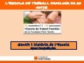 30è aniversari de l'Escola de Treball Familiar de la Fundació Pere Tarrés