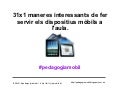 30x1 maneres interessants de #pedagogiamobil