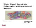 Collaboration, Complexity, and Open Networks