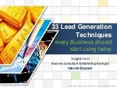 33 Lead Generation Techniques for B...