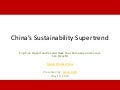 China's Sustainability Supertrend