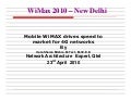 Mobile WiMAX drives speed to market for 4G networks By Data Sharan Mishra, Qtel