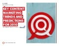 ClickPredictions Key Content Marketing Trends and Predictions for 2010 eBook