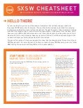 SXSW CHEATSHEET: 360i's Curated Guide to the Best of SXSW Interactive 2013