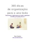 365 dicas para manter a organizaçãoo ano inteiro