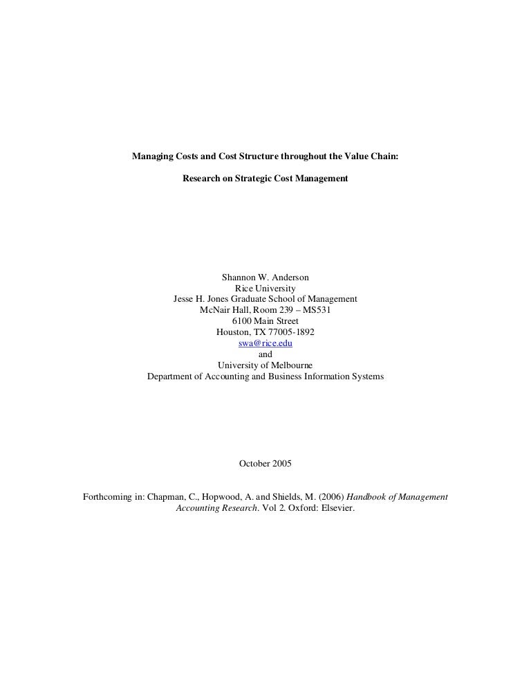 Strategic management accounting: how far have we come in