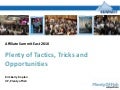 Affiliate Tactics, Opportunities, and Traffic Comparisons