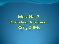 3 Derechos Humanos Odm