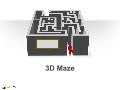 3D Maze - Editable PowerPoint Slides