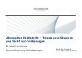 Alternative Kraftstoffe- Trends und Chancen aus Sicht von Volkswagen - Martin Lohrmann