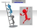 3D slide man -  climbing