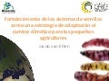 Fortalecimiento de los sistemas de semillas como una estrategia de adaptación al cambio climático para los pequeños agricultores, Por Jacob Van Etten 