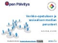 Verkko-opetuksen ja sosiaalisen median perusteet