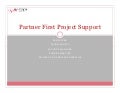 OpenERP- Partner First Project Support