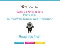 So You Want to Do a Web Promotion? Read this first!