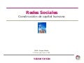 Curso sobre Redes Sociales: Construcción de Capital Humano - Dia 3