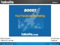 Facebook Marketing Webinar by TabSite