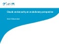 Anish Mohammed "Clouds and Security an Evolutionary Perspective" 