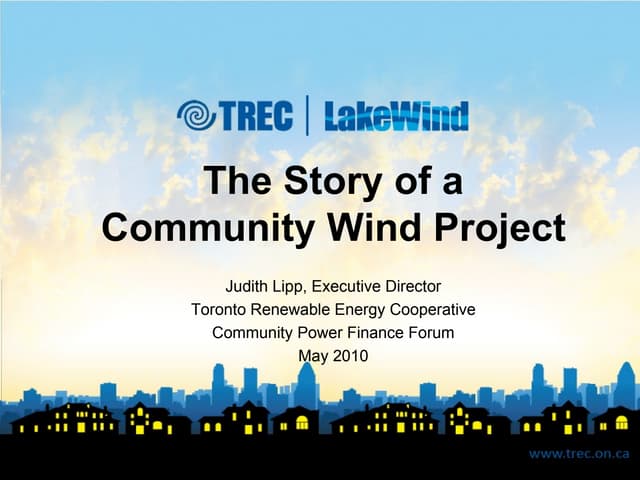 The Story of a Community Wind Project