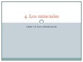 4  Los Minerales