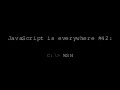 JavaScript shell scripting