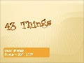 43 Things