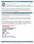 360i report on social media calls to action in traditional advertising