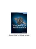 Windows XP Registry Guide