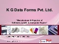 Barcode Solutions by K G Data Forms Pvt. Ltd. New Delhi