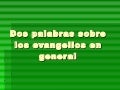 evangelios sinopticos