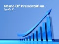 Blue Arrow Business Growth Free Powerpoint Template