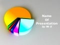 Colorful Pie Chart Free Powerpoint Template