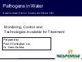 Technology for treatment of pathogens in water, National Water Summit - Paul O&rsquo;Callaghan, O2 Environmental 