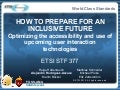 4 How to Prepare for an Inclusive Future: Identifying Enablers for Upcoming Interaction Technologies