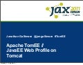 Java EE | Apache TomEE - Java EE Web Profile on Tomcat | Jonathan Gallimore