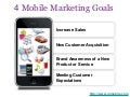 4 Mobile Marketing Goals