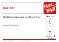 Gestión de procesos con Sharepoint