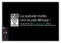 Alexandre PASCHE de ECO&CO, La pub est morte, vive la pub'éthique (PARIS 2.0, Sept 2009)