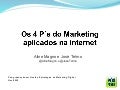 Os 4 P´s do Marketing aplicados na internet