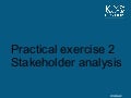 Significant Properties, Practical 2: Stakeholder Analysis (SPs part 4), by Stephen Grace and Gareth Knight