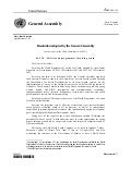 2009 - General Assembly Resolution on Policies and programmes involving youth, A/RES/64/130