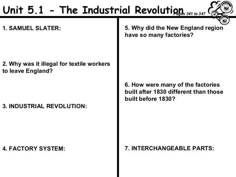 Worksheets Industrial Revolution Worksheet industrial revolution worksheet