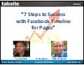7 Steps to Facebook Timeline Page Success