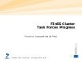 5 fines cluster task forces progress