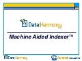 Machine Aided Indexer