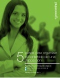 5 pasos para organizar el contenido de una exposición.