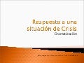 5. respuesta a una situación de crisis (debate)