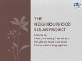 Neighbourhood Unitarian Universalist Congregation (NUUC) Solar: Debentures