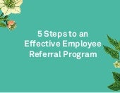 5 Steps To An Effective Employee Re...