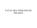 5.tatacara memanggil pesakit k.emma